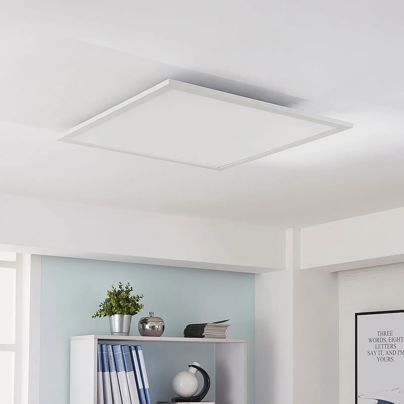 „Arcchio Lysander“ LED skydelis, CCT, 62 cm, baltas