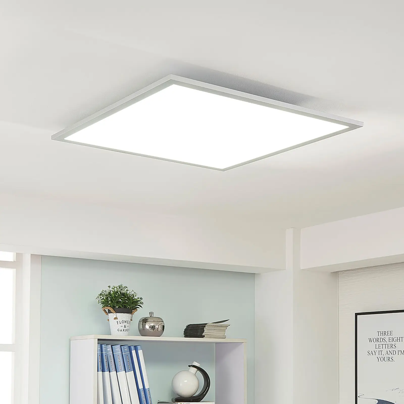 „Arcchio Lysander“ LED panelė, CCT, 62 cm, sidabrinė