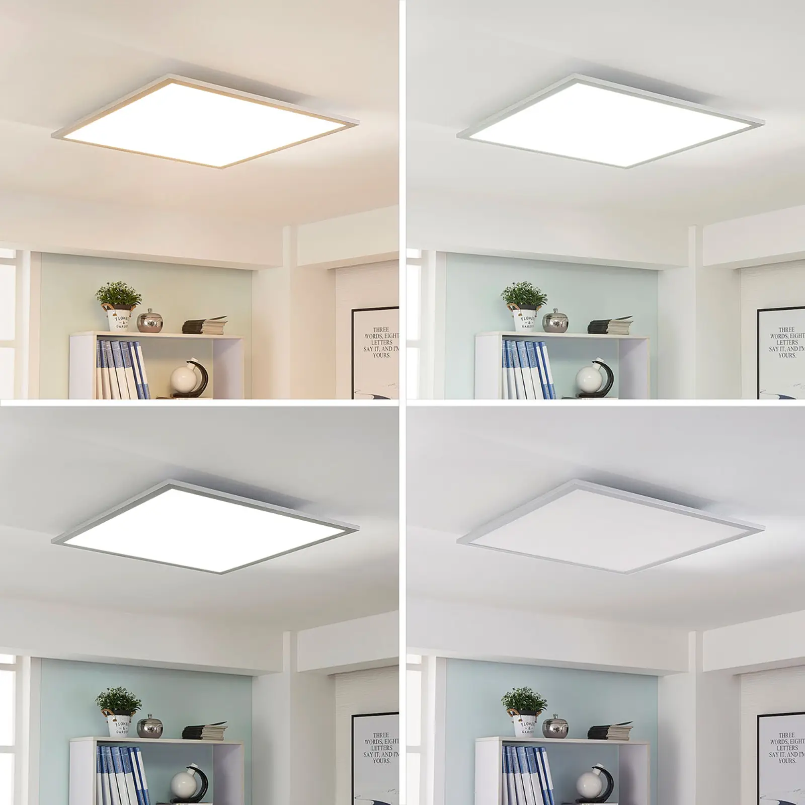 „Arcchio Lysander“ LED panelė, CCT, 62 cm, sidabrinė