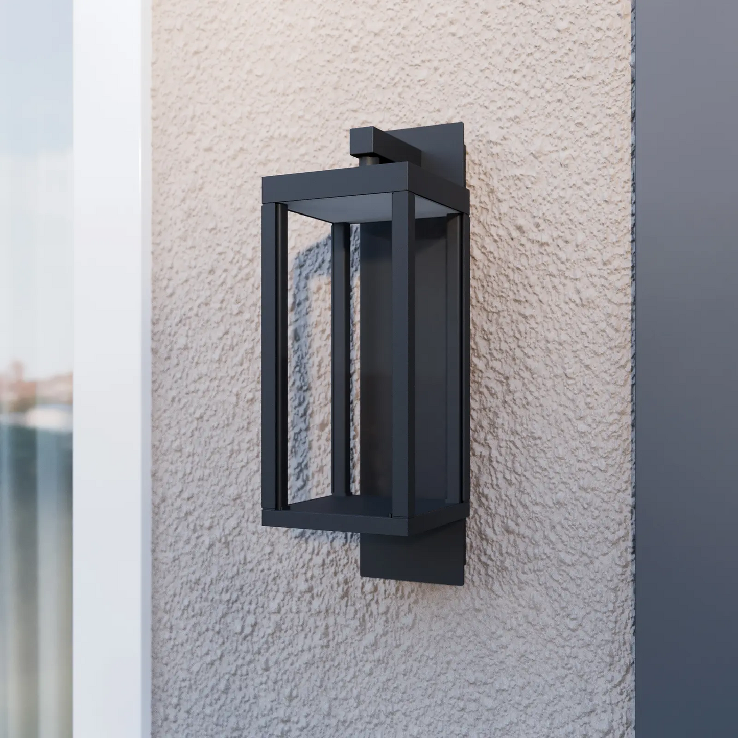 Žibinto formos Ferdinand LED lauko sieninis šviestuvas