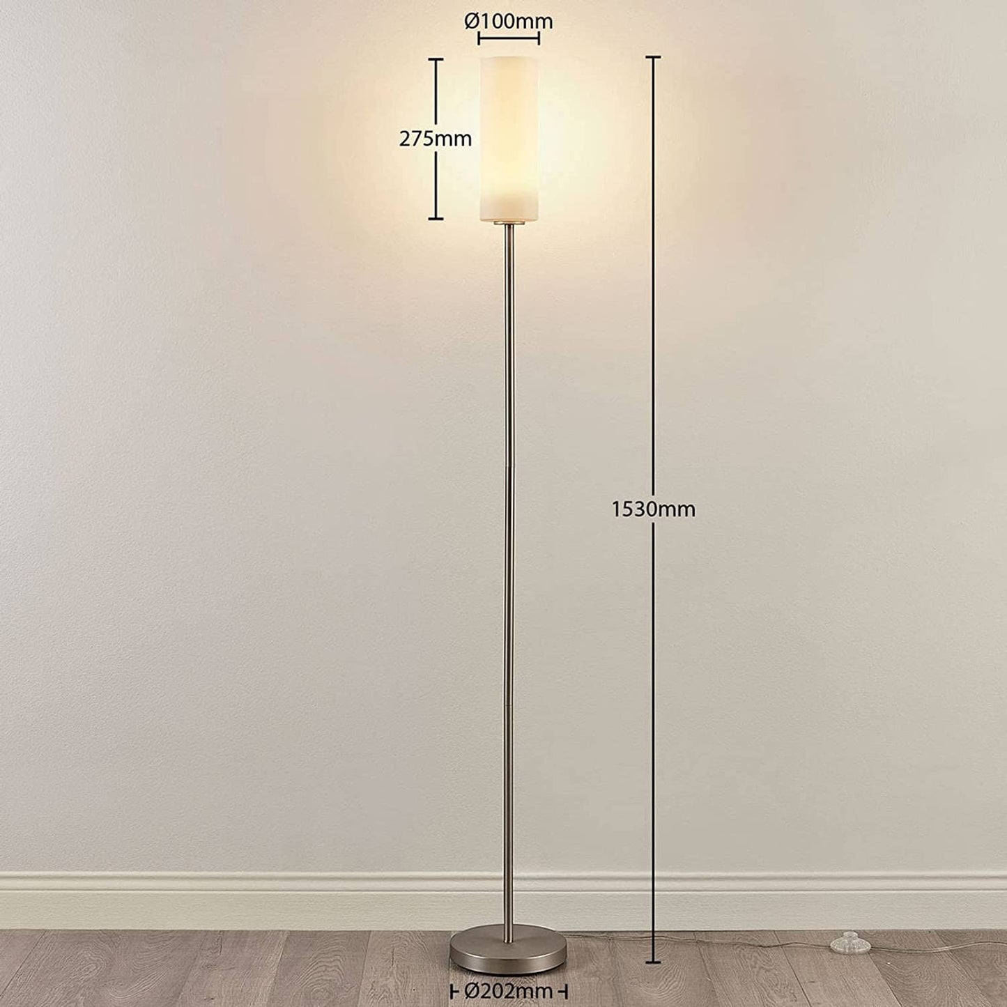 Lindby Smart RGB LED toršeras Felice, per programėlę