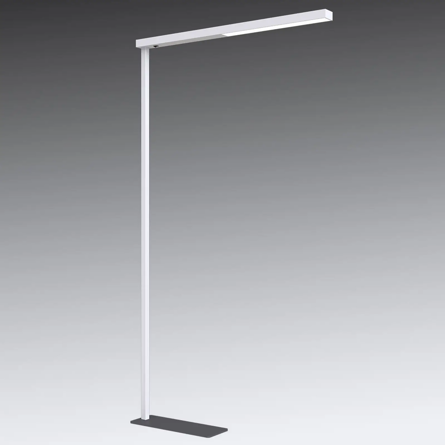 LED biuro toršeras Tamilo, baltas