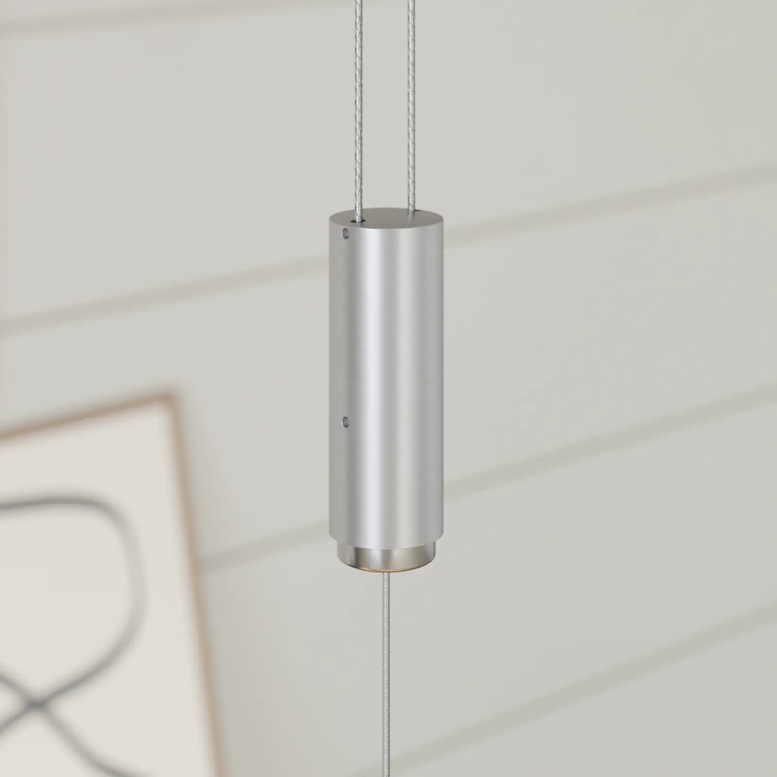 LED medinis pakabinamas šviestuvas Karinja su reguliatoriumi, natūralus