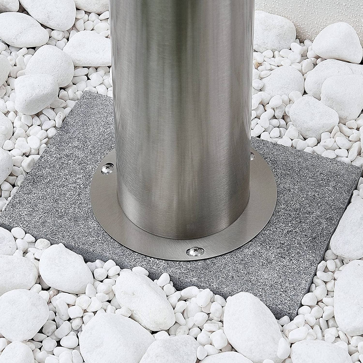 Finnegan nerūdijančio plieno stulpelis su tinkleliu