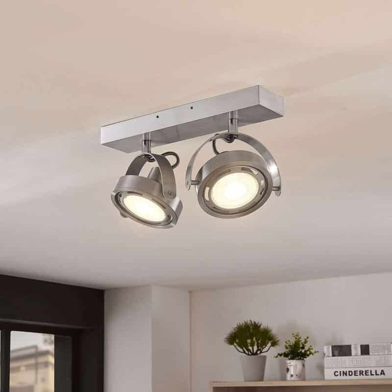 Munin LED prožektorius, reguliuojamas, aliuminis, 2 lempų