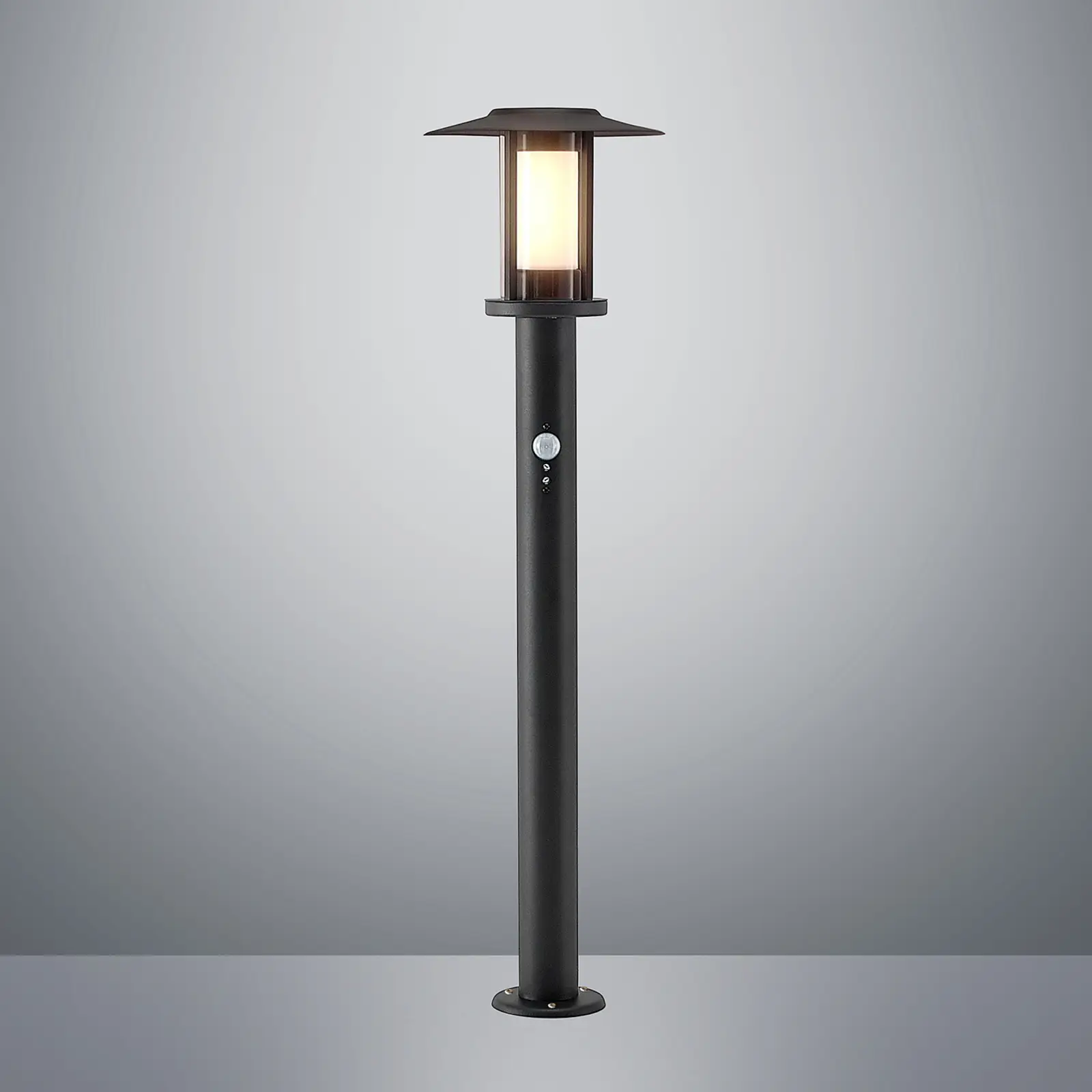 Gregory LED kelio šviesa, tamsiai pilka, su jutikliu