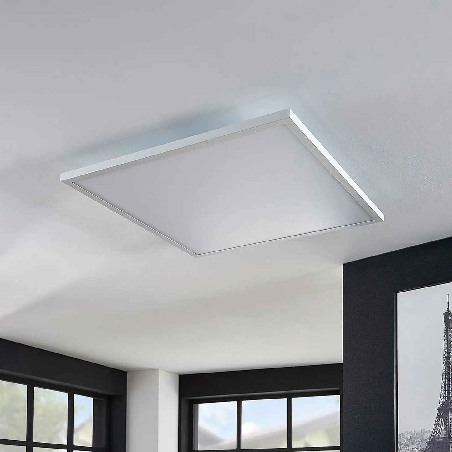 LED skydelis Brenda CCT su nuotolinio valdymo pulteliu, 60 x 60cm