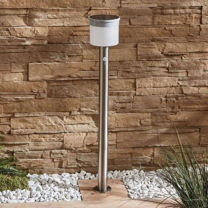 Cathleen LED saulės kelio šviestuvas, nerūdijantis plienas