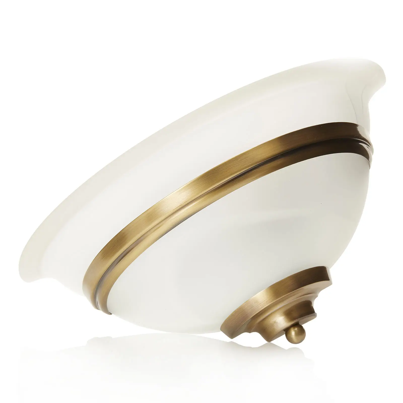 Sieninis šviestuvas Irimia pagamintas iš stiklo, senovinio žalvario