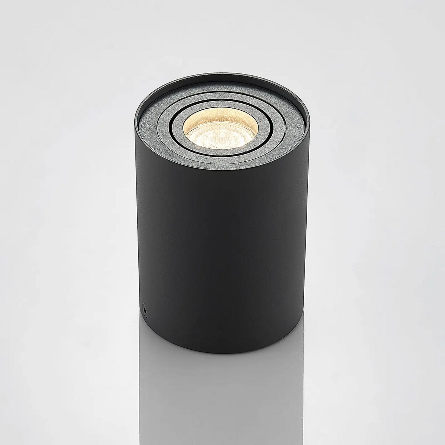 Antracito spalvos GU10 apatinis šviestuvas Tiberius