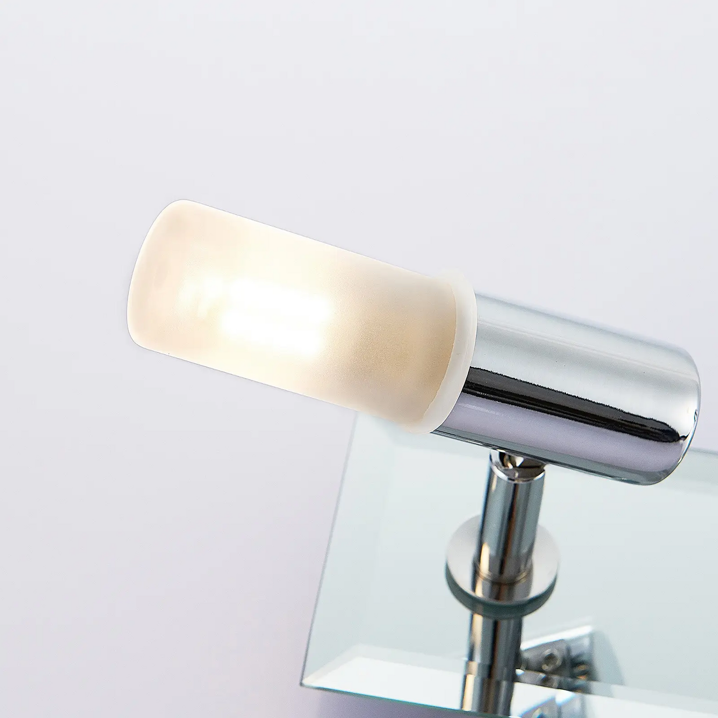 Vonios sieninis prožektorius Zela, 2 liepsnos chromo