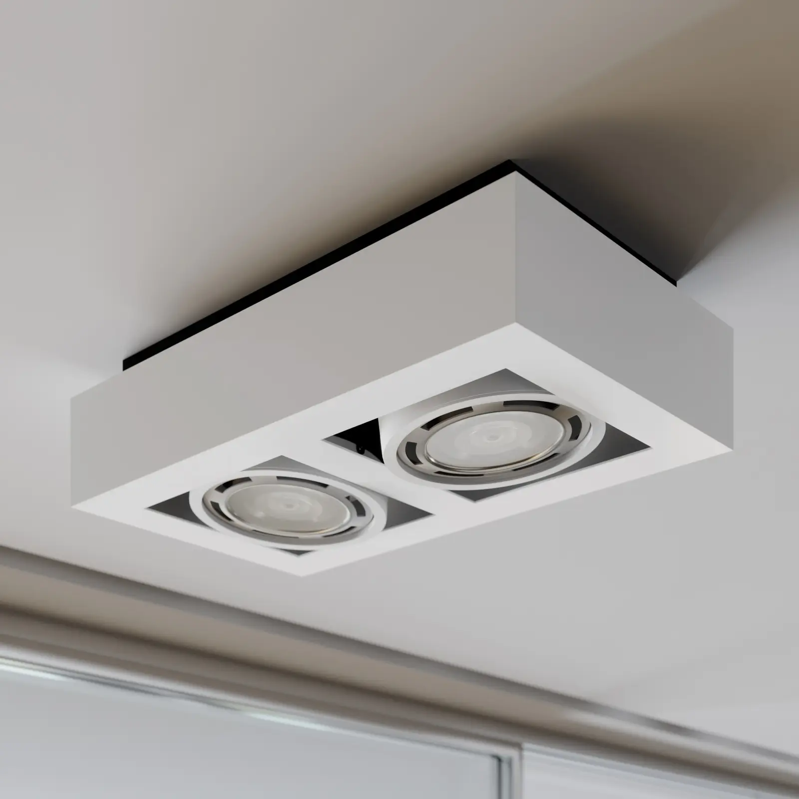 Ronka LED lubinis prožektorius, GU10, 2 lempučių, baltas