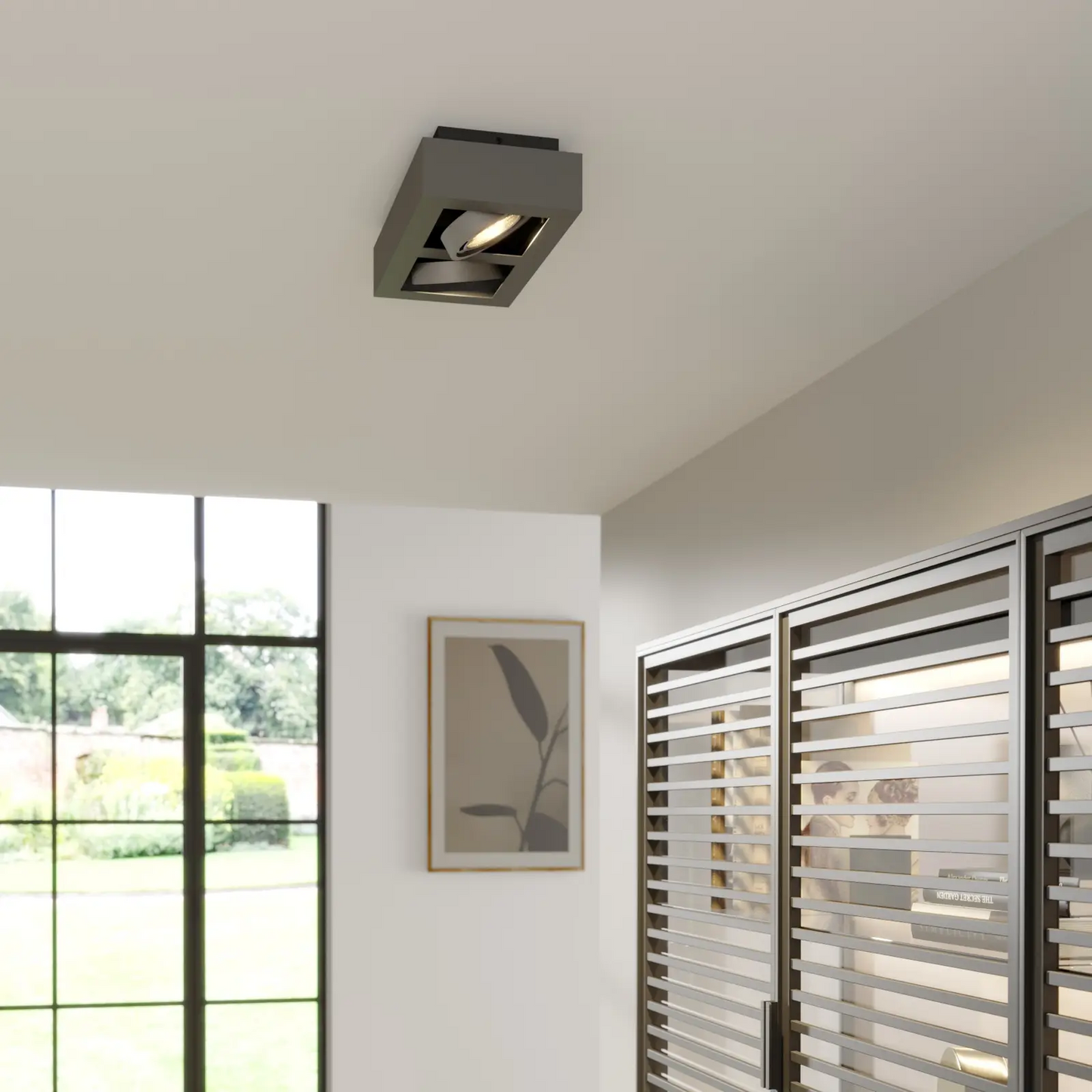 Ronka LED lubinis prožektorius, GU10, 2 lempučių, tamsiai pilkas