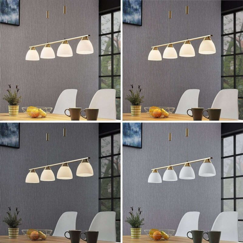 Cersei LED pakabinamas šviestuvas iš matinio žalvario