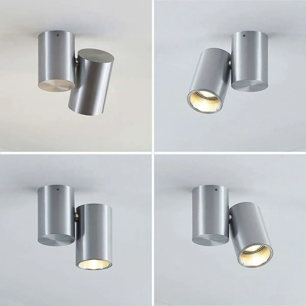 Gesina lubinis šviestuvas, vienos lemputės, aliuminis