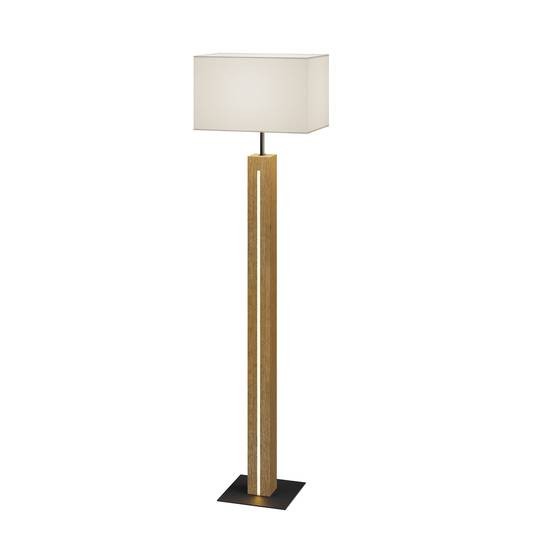 Medžiaginis toršeras Garry su mediniu rėmu, kampinis