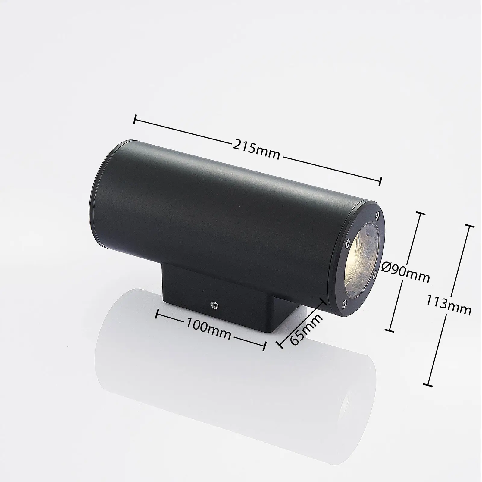 Sieninis lauko šviestuvas Nati, IP54, GU10, apvalus