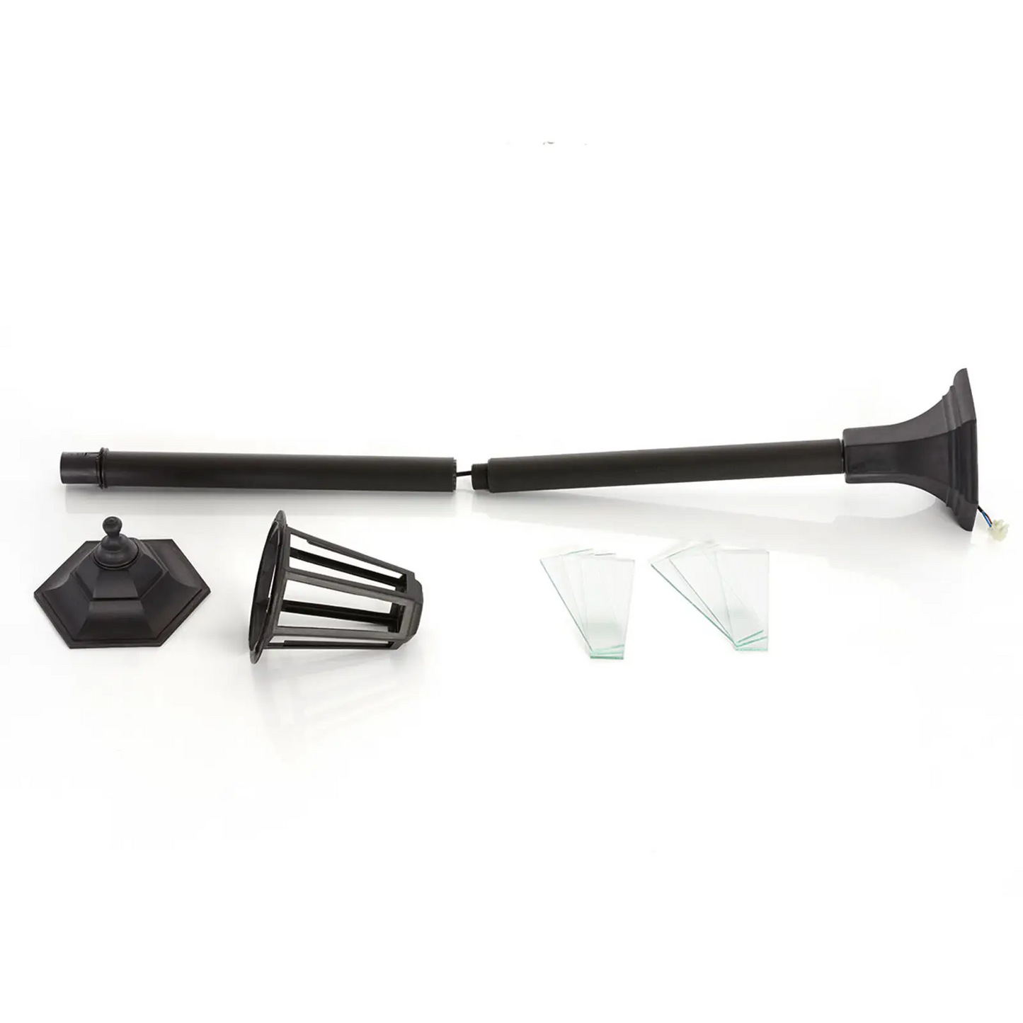 Tako šviestuvas Nane žibinto formos, juodas