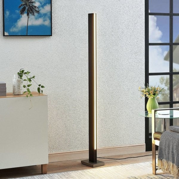 LED medinis toršeras Tamlin, juodas