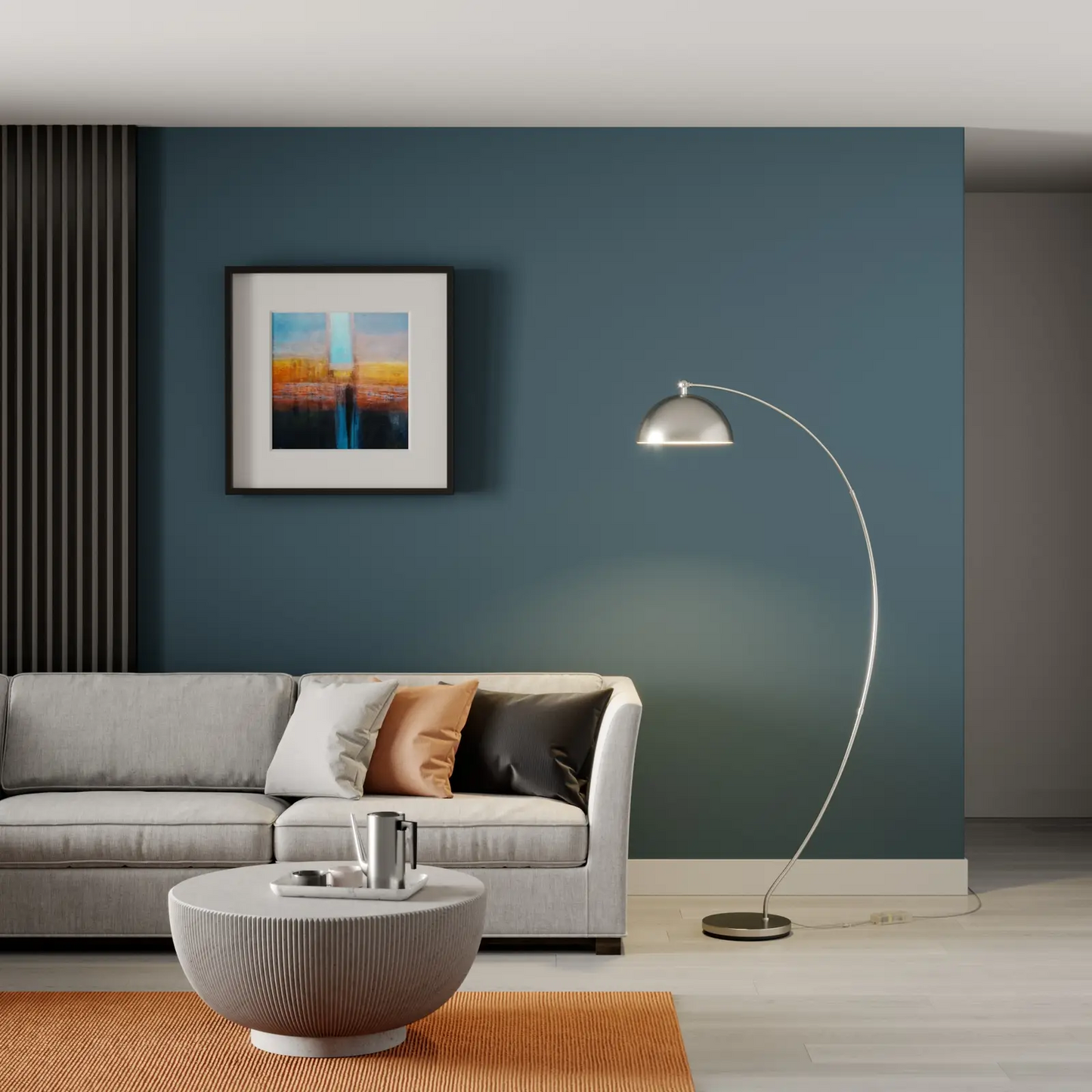 Lindby Zara LED lankinė lempa su kojiniu reguliatoriumi