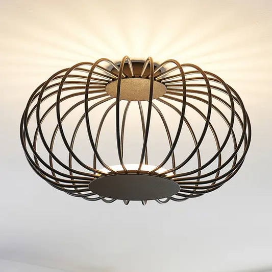 Lucande Lusine LED lubinis šviestuvas juodos spalvos