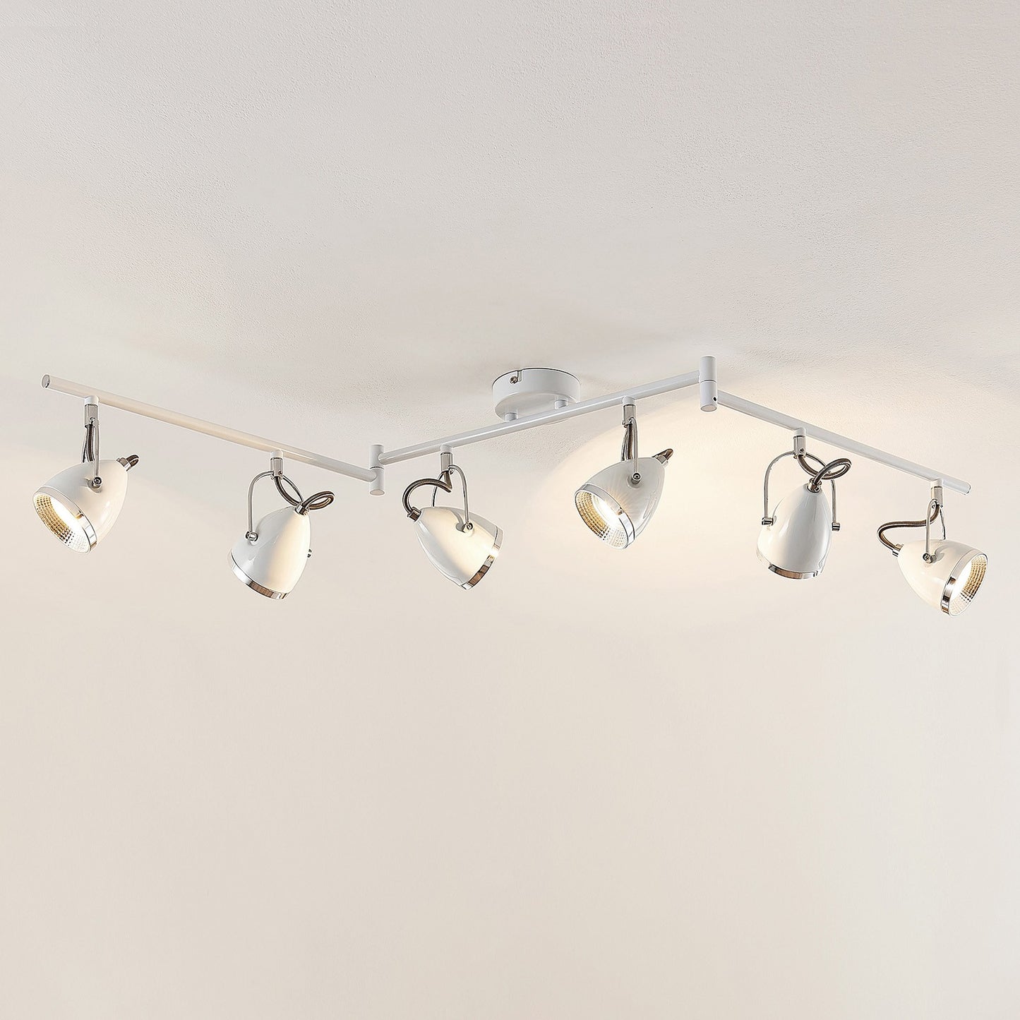 Lindby Jadon LED prožektorius baltas 6 lempučių.