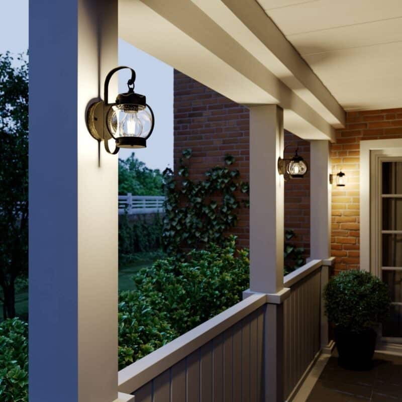 Lindby Stefania lauko sieninis šviestuvas, senovinis, E27