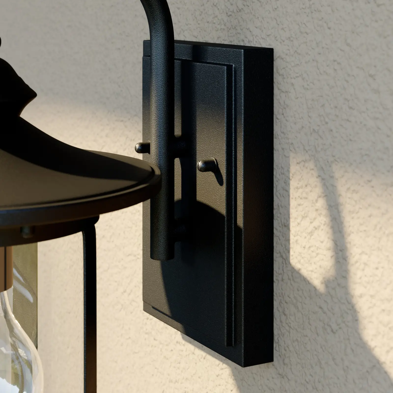 Lindby Zayn lauko sieninis šviestuvas su skaidriu stiklu