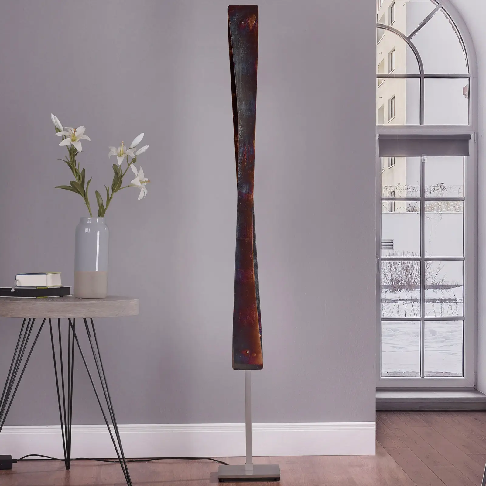 Rothfels Lian LED toršeras, oksiduotas auksas