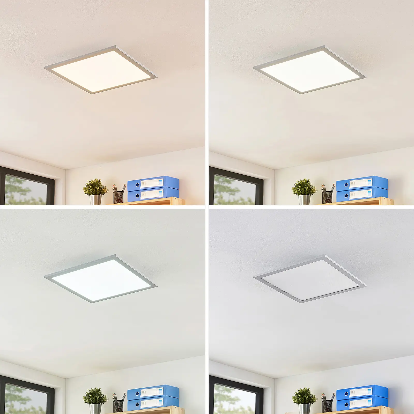 Prios Gelora LED panelė, CCT, 40cm x 40cm