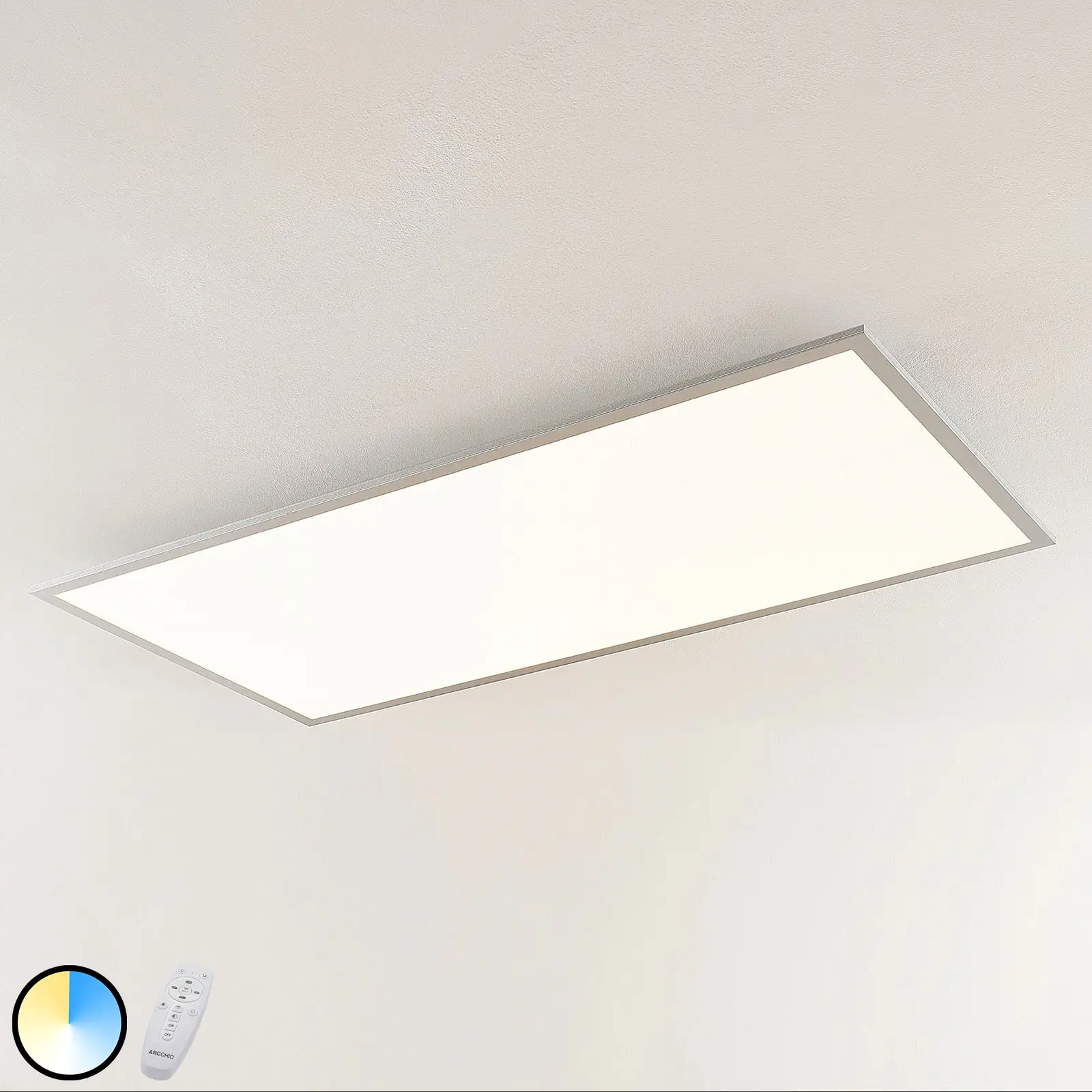 Prios Gelora LED panelė, CCT, 120cm x 60cm
