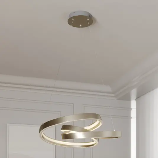 Lucande Gunbritt LED pakabinamas šviestuvas, 60 cm