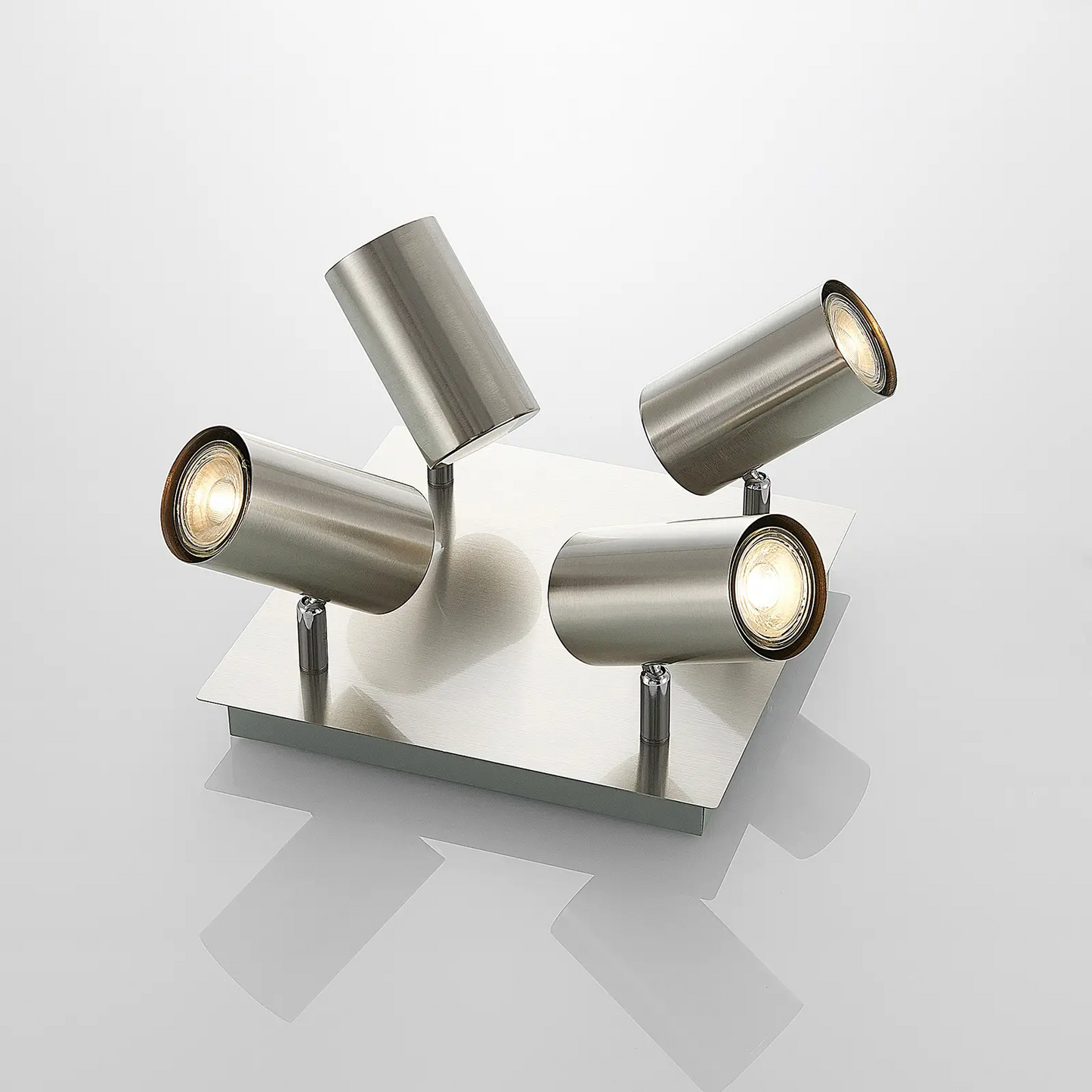 Lindby Joffrey lubinis šviestuvas, keturių lempučių, nikelio