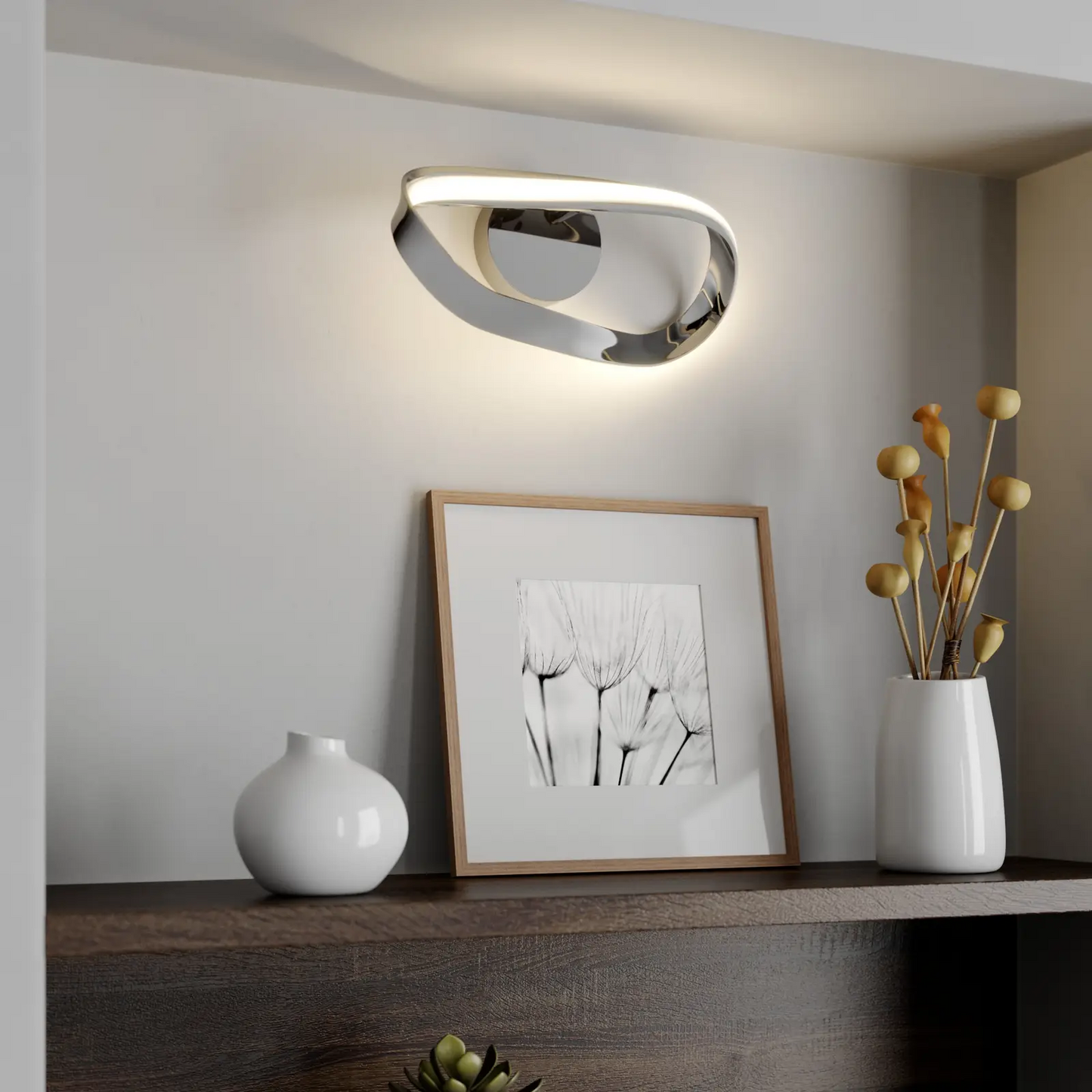 Lucande Xalia LED sieninis šviestuvas