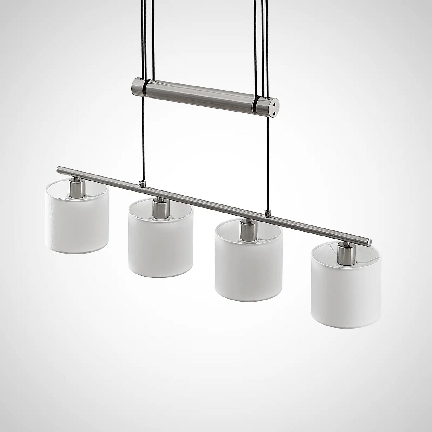 Lindby Jorin pakabinamas šviestuvas, reguliuojamo aukščio, baltas