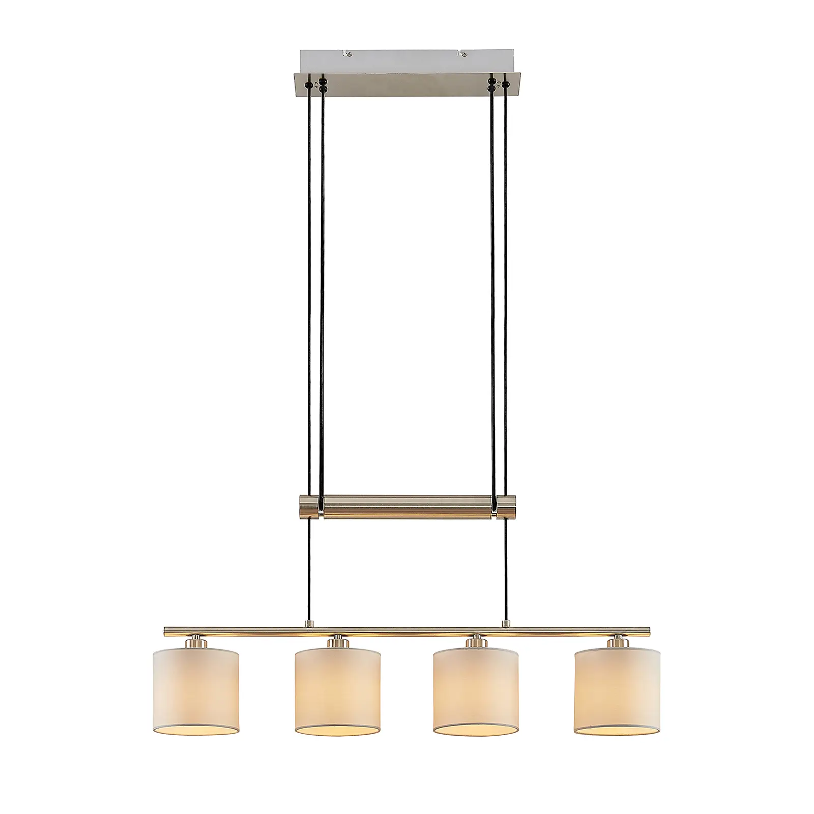 Lindby Jorin pakabinamas šviestuvas, reguliuojamo aukščio, baltas