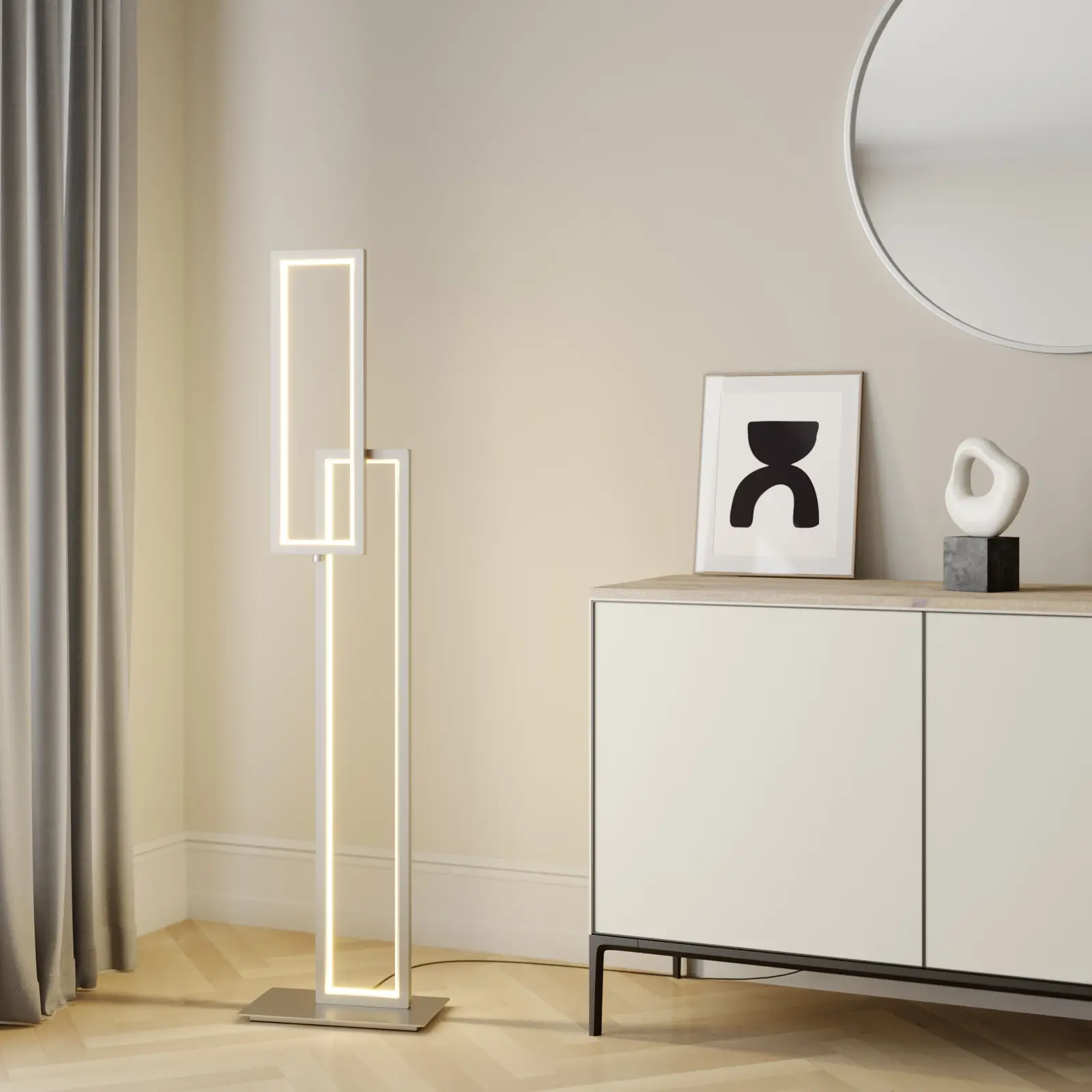 Lucande Avilara LED toršeras, pritemdomas