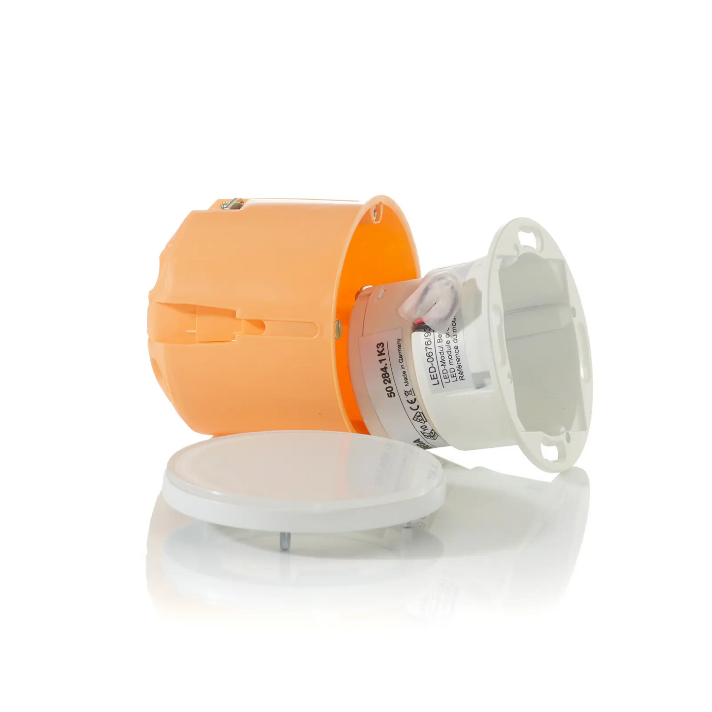 BEGA Accenta sieninis montavimas apvalus žiedas baltas 160lm