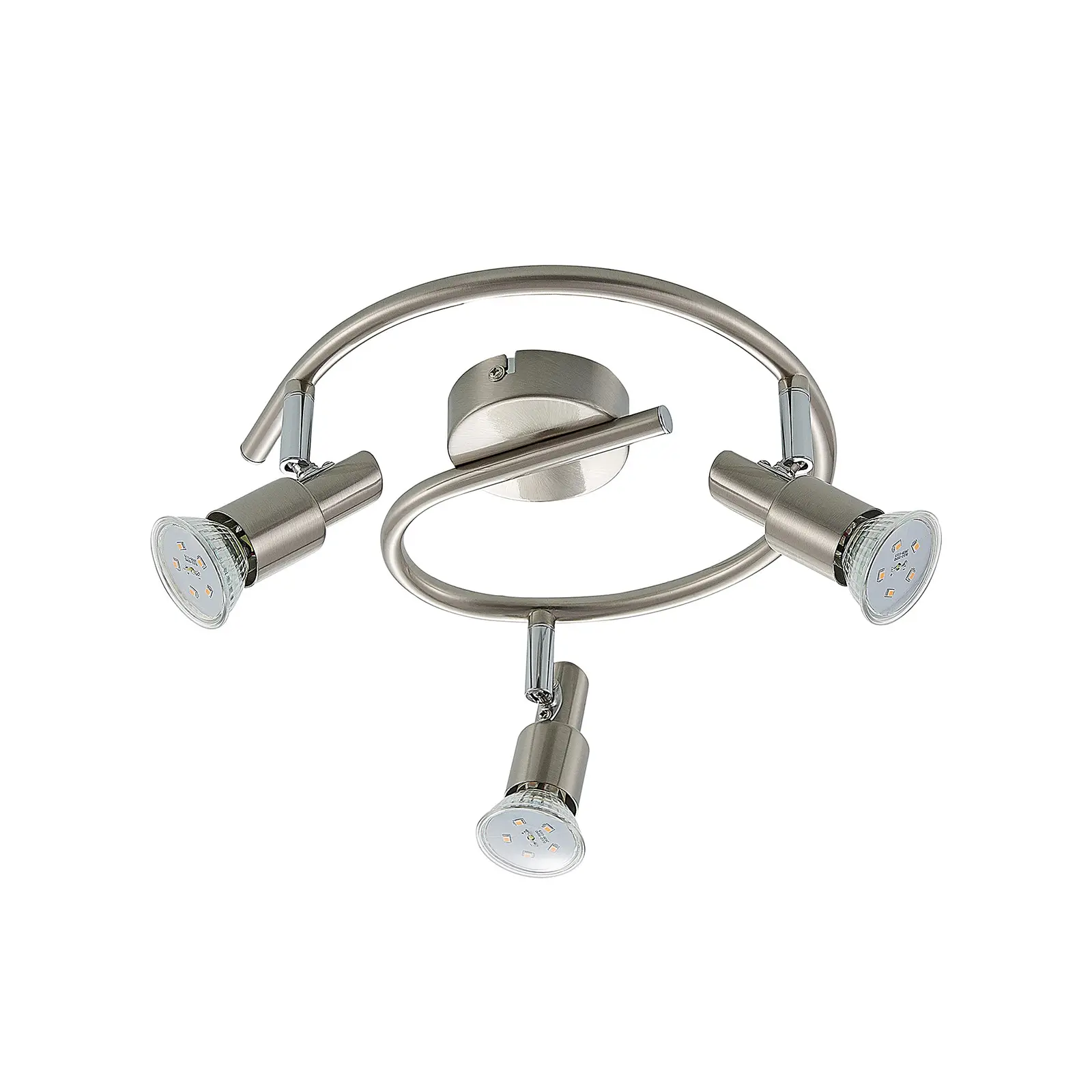 ELC Farida LED lubinis šviestuvas, nikelis, 3 šviesos šaltiniai