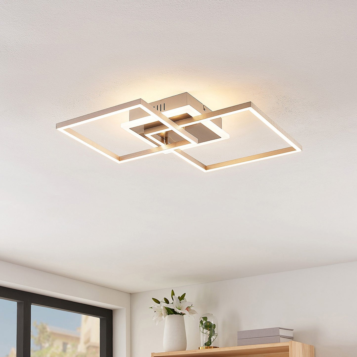 Lindby Smart Cleas LED lubų šviestuvas