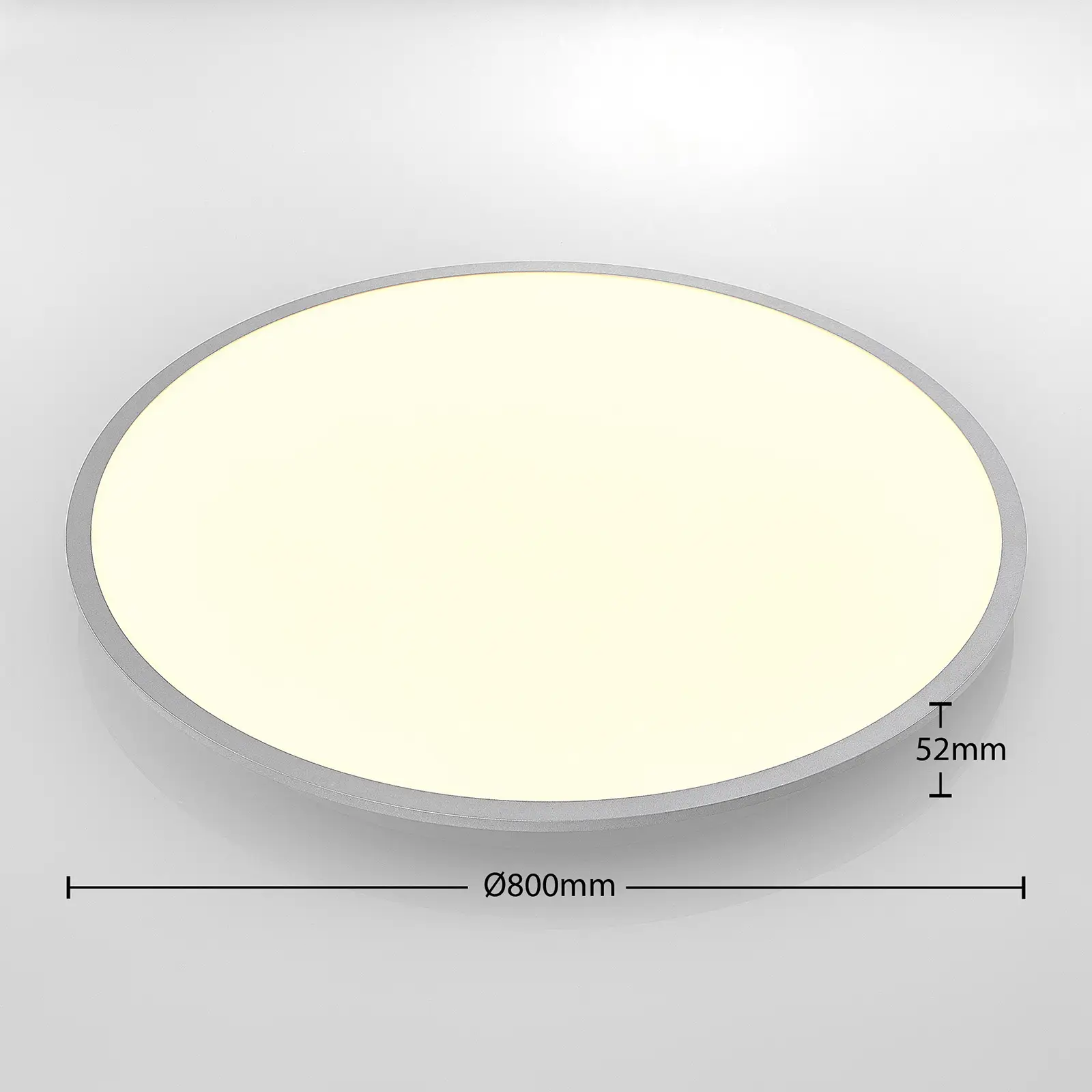 Lindby Narima LED lubinis šviestuvas, CCT, Ø 80 cm