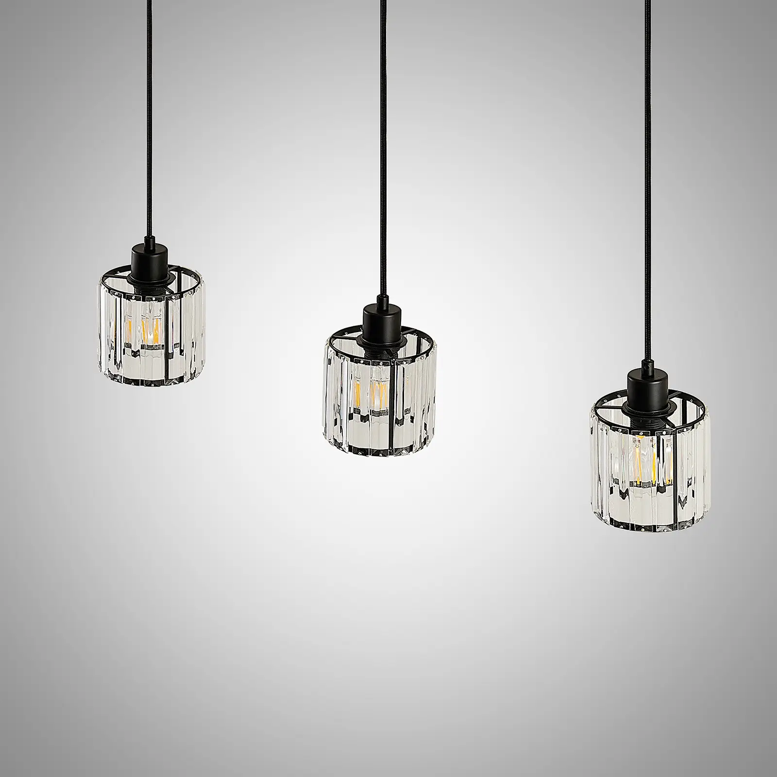 Lindby Vella pakabinamas šviestuvas su skaidriu stiklu