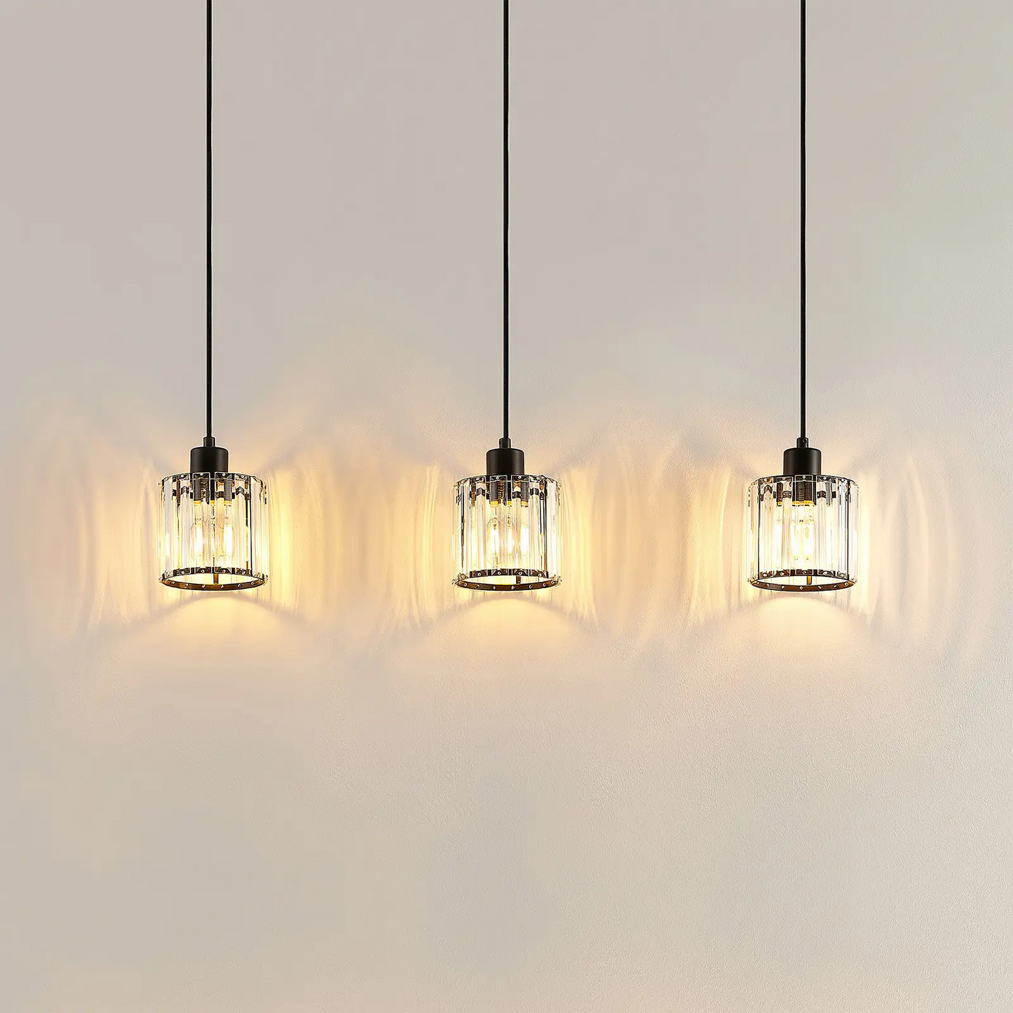 Lindby Vella pakabinamas šviestuvas su skaidriu stiklu