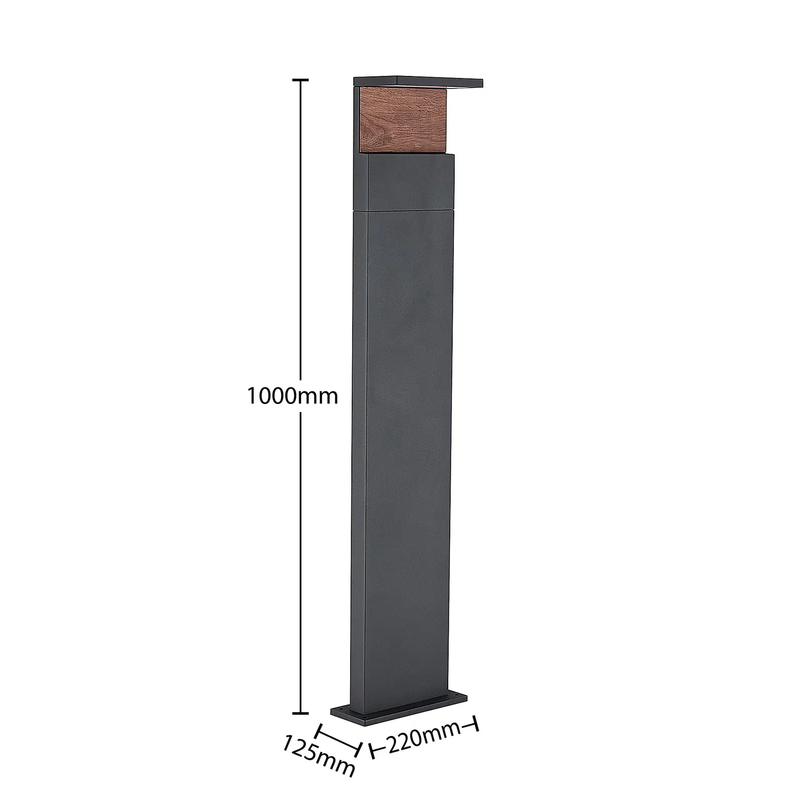 Lucande Lignus LED kelio šviestuvas