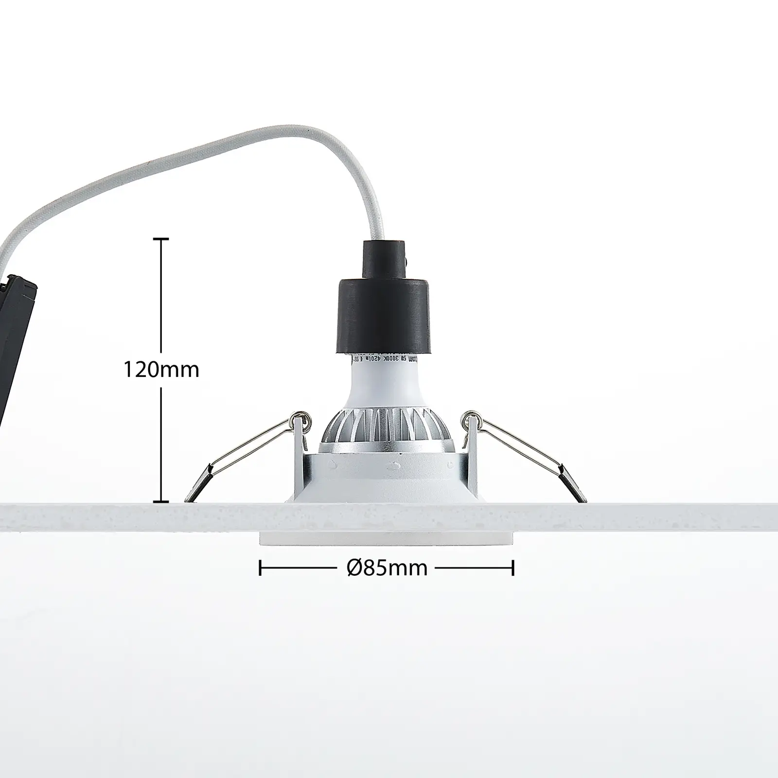 Archchio Enia įleidžiamas šviesus, apvalus, baltas