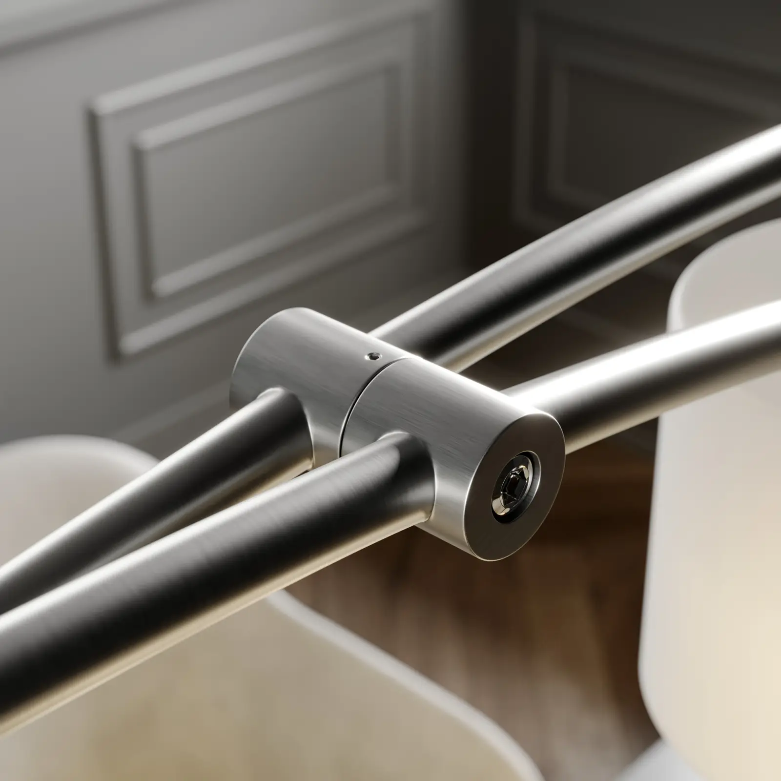 Lucande Juljana pakabinamas šviestuvas, 4 lempučių, stiklo gaubtai