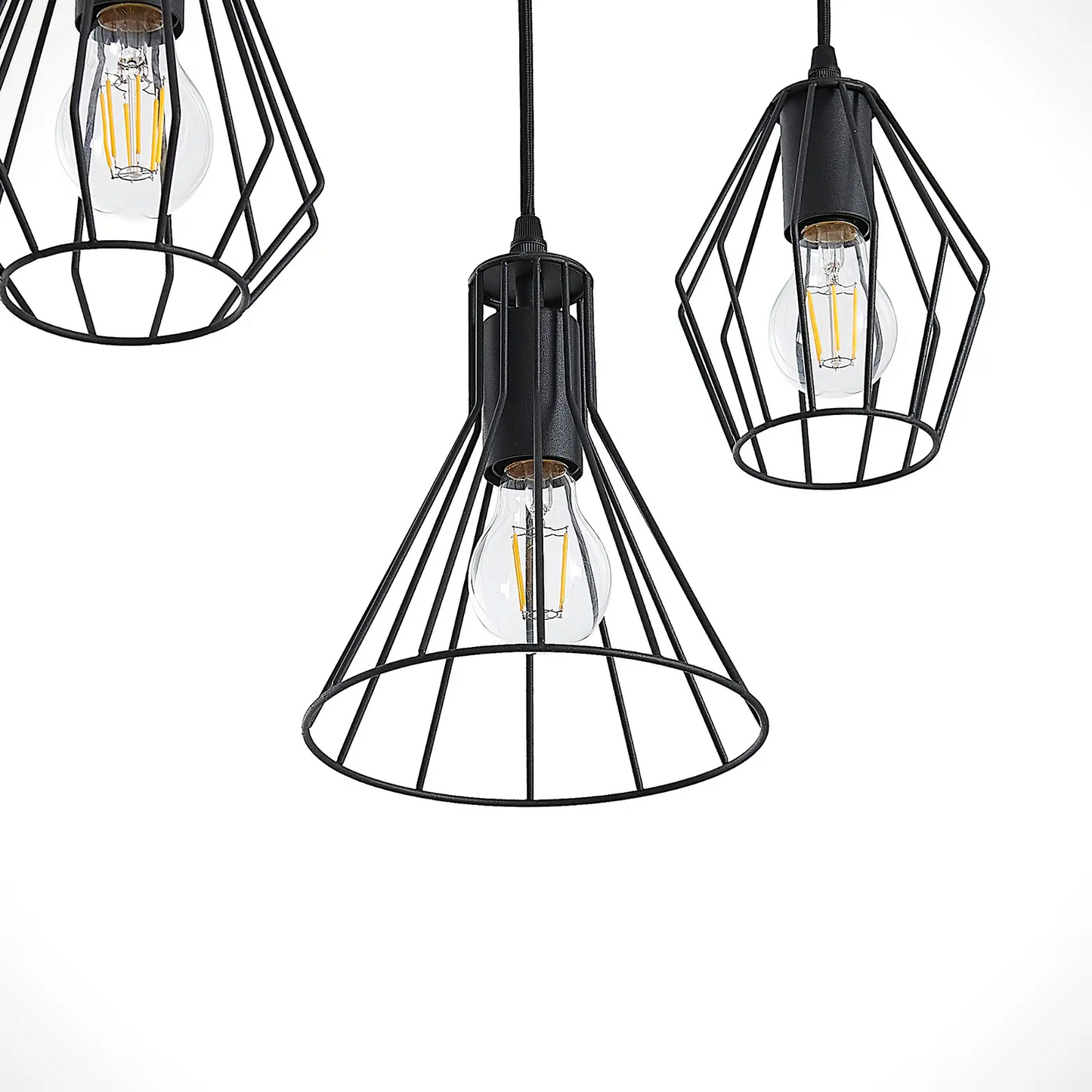 Lindby Samino pakabinamas šviestuvas su keturiais gaubtais