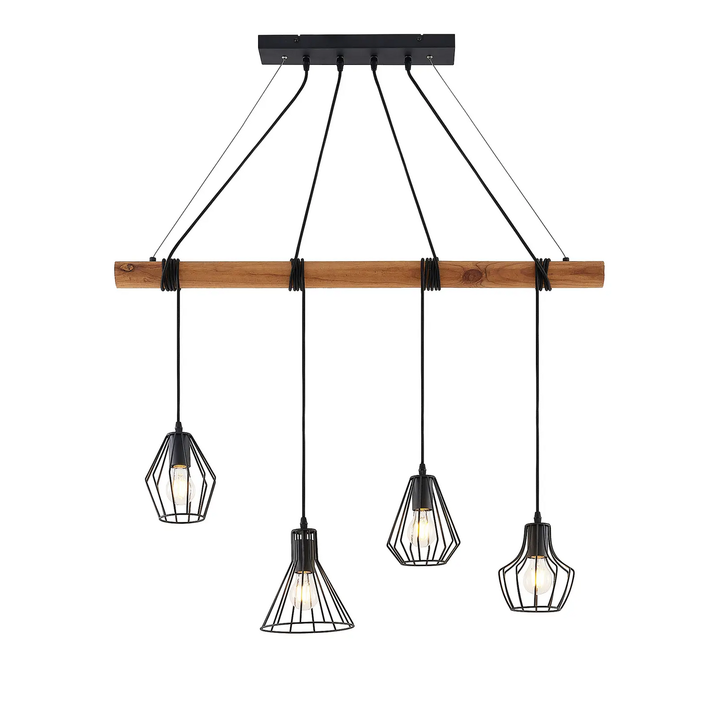 Lindby Samino pakabinamas šviestuvas su keturiais gaubtais