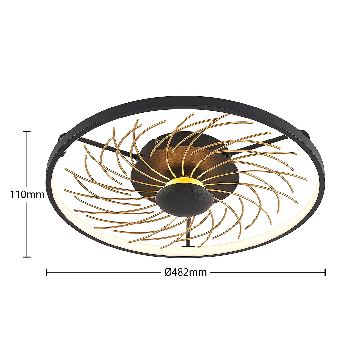 Lindby Fynnian LED lubų lempa