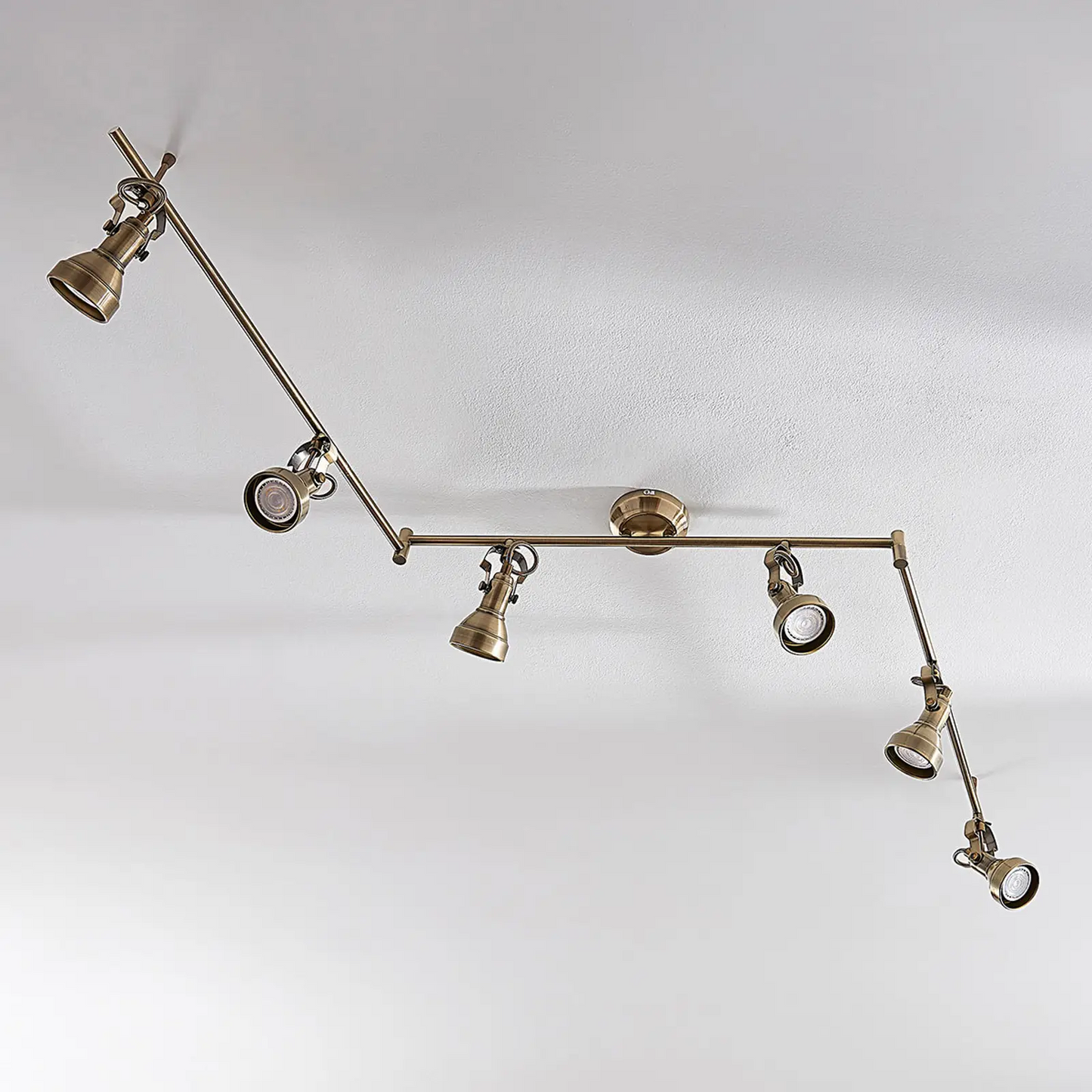 Šešių lempučių Perseas LED lubinis šviestuvas, GU10 LED